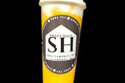 Mango smoothie from Sweet Haus in La Crosse, WI
