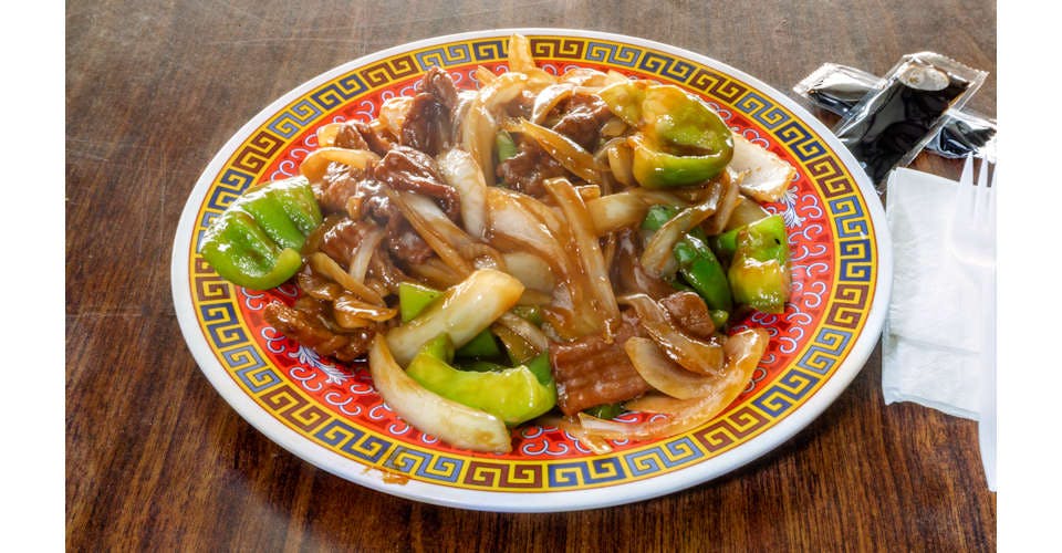 C13. Pepper Steak & Onion Special Combination from Flaming Wok Fusion in Madison, WI