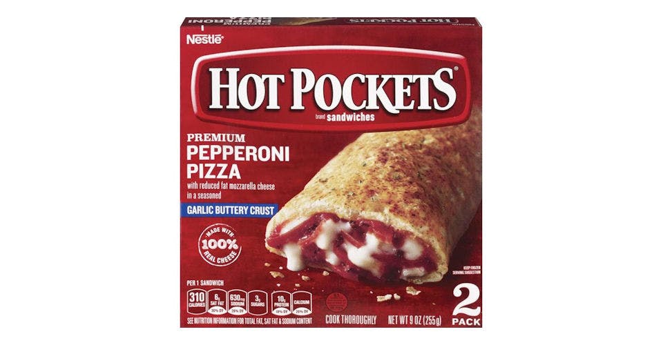 Hot Pockets Premium Pepperoni Pizza 2-Pack (9 oz) from CVS - S Ohio St in Salina, KS