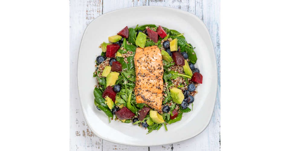 Superfood Salmon Salad from SPIN! Pizza - Lawrence in Lawrence, KS