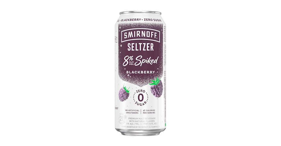 Smirnoff: Blackberry Seltzer, 16 oz. from Five Corners Liquor & Wine in Cedar Falls, IA