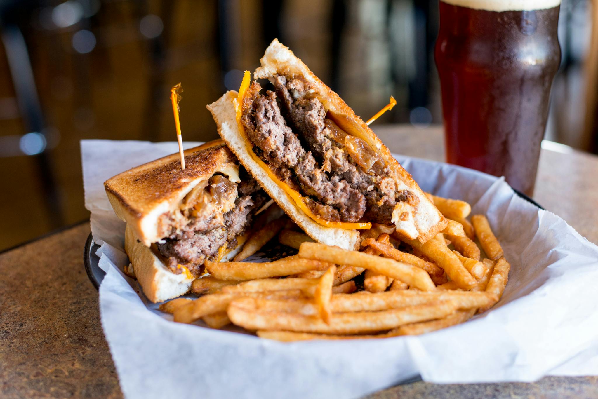 Patty Melt from Brickhouse Craft Burgers & Brews in De Pere, WI
