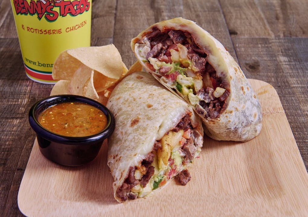 California Burrito from Benny's Tacos - West Hollywood in Los Angeles, CA