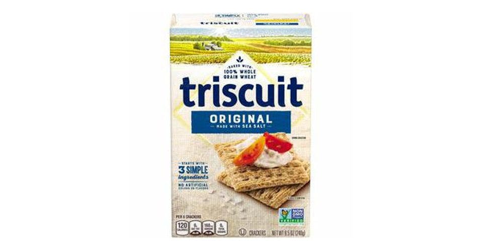 Nabisco Triscuit Crackers Baked Whole Grain Wheat Original (9.6 oz) from CVS - W Lincoln Hwy in DeKalb, IL