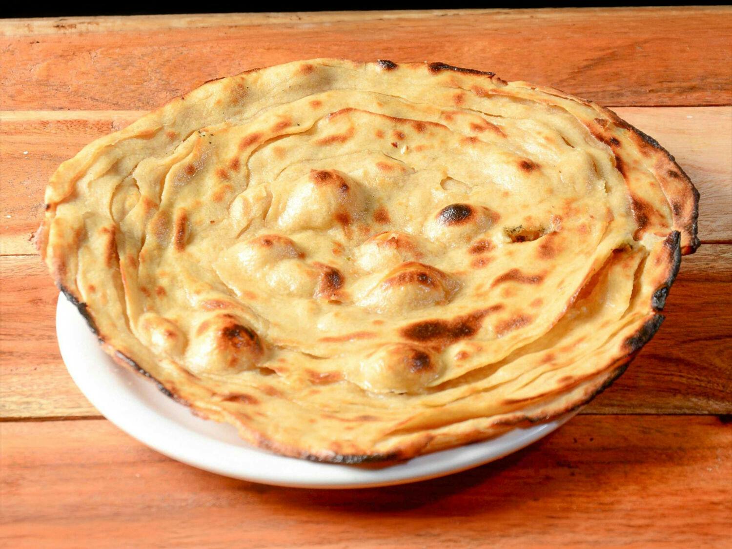 Laccha Paratha from Cumin Fresh Indian Kitchen in Grand Haven, MI