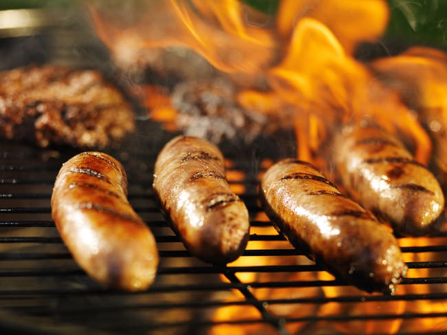 Grilled Bratwurst from Cattleman's Burger and Brew in Algonquin, IL