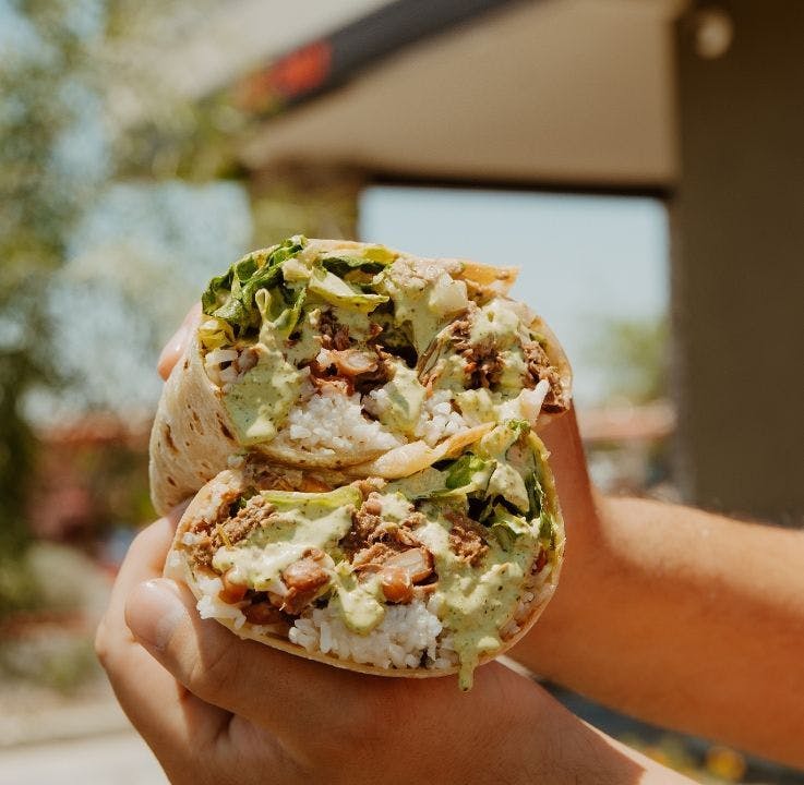 Birria Burrito from Brushfire Tacos y Tapas - Happy Valley in Glendale, AZ