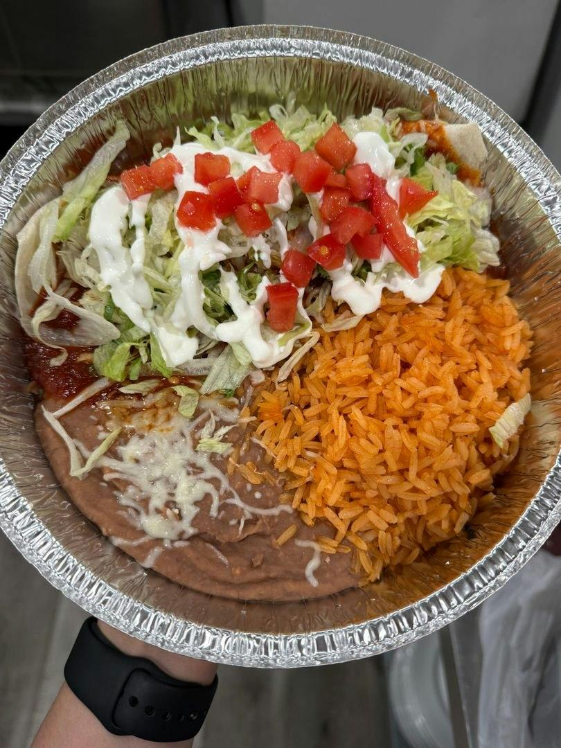 Burrito Mesa from Silly Serrano Mexican Restaurant in Eau Claire, WI
