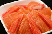 134. Salmon (Raw) Over Rice from Sushi Express in Madison, WI