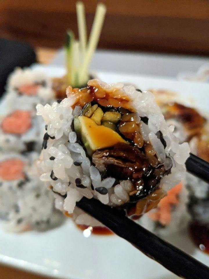 Unagi Roll from Tavernakaya in Madison, WI