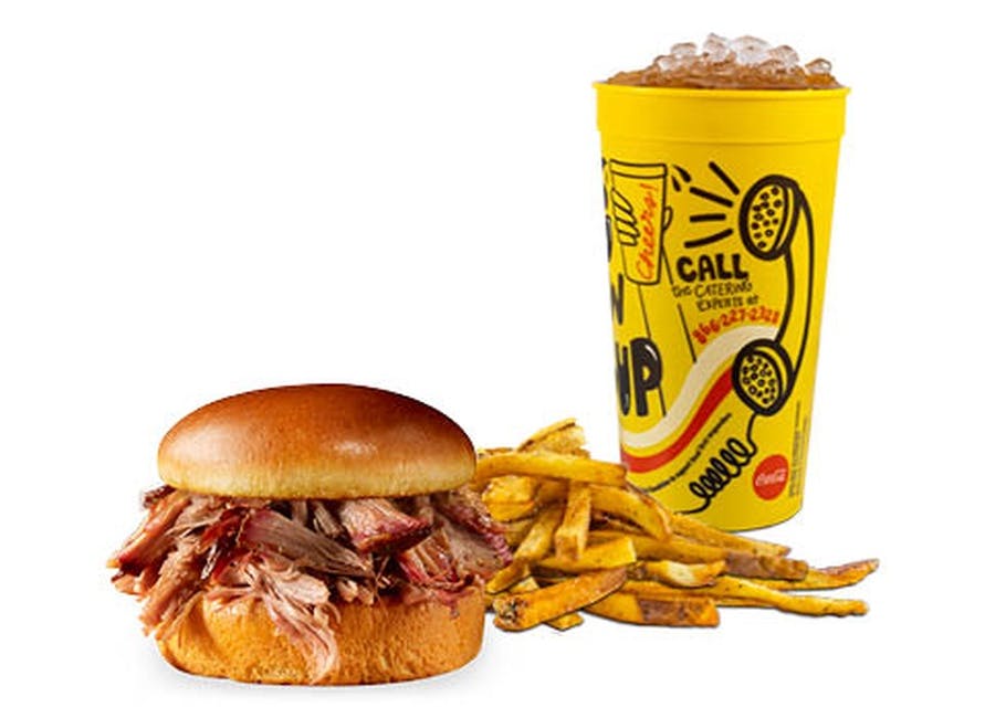 #3 Pulled Pork Sandwich Combo from Dickey's Barbecue Pit - Forest Ln. in Dallas, TX