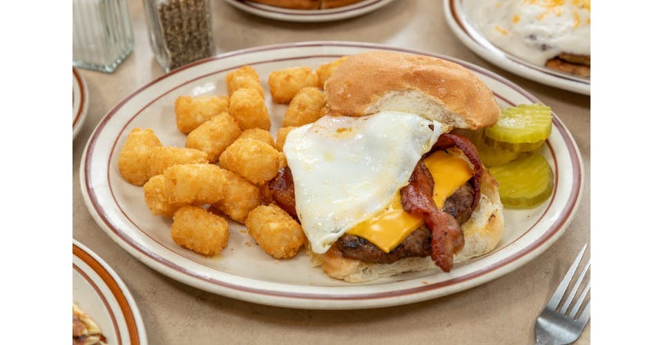 Breakfast Burger from The Pancake Place in Green Bay, WI