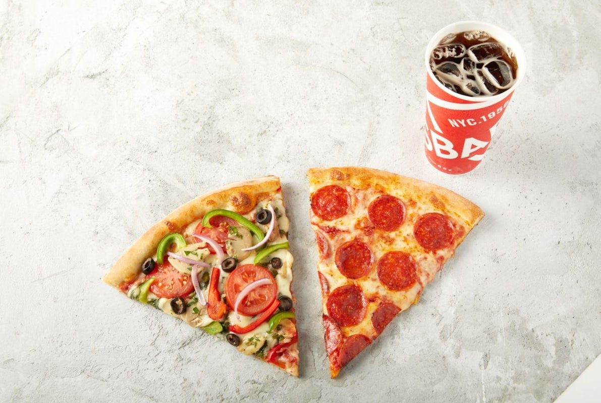 2 New York Slices and Drink Combo from Sbarro - 10450 S State St in Sandy, UT
