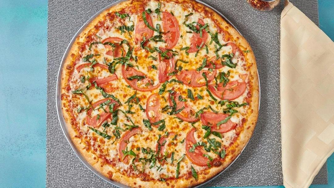 Margherita Pizza from New York Pizza in Palo Alto, CA