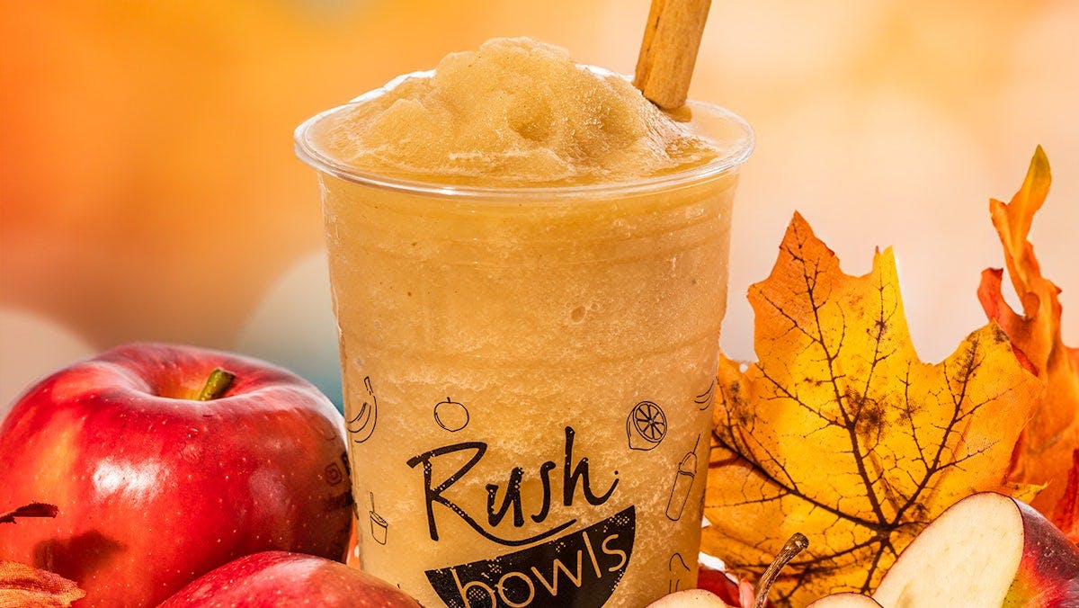 Harvest Cider from Rush Bowls - Brambleton Plaza in Ashburn, VA