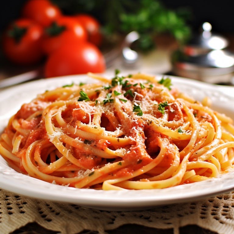 Linguine with Tomato Sauce from Jo Jo's New York Style Pizza in Hollywood, FL