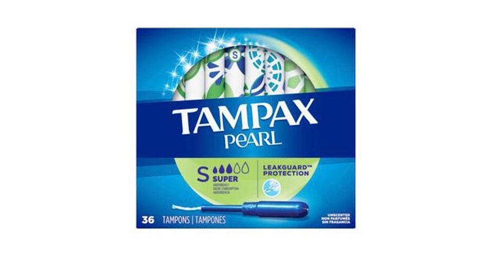 TAMPAX Pearl, Super, Plastic Tampons, Unscented (36 ct) from CVS - W Forest Home Ave in Milwaukee, WI