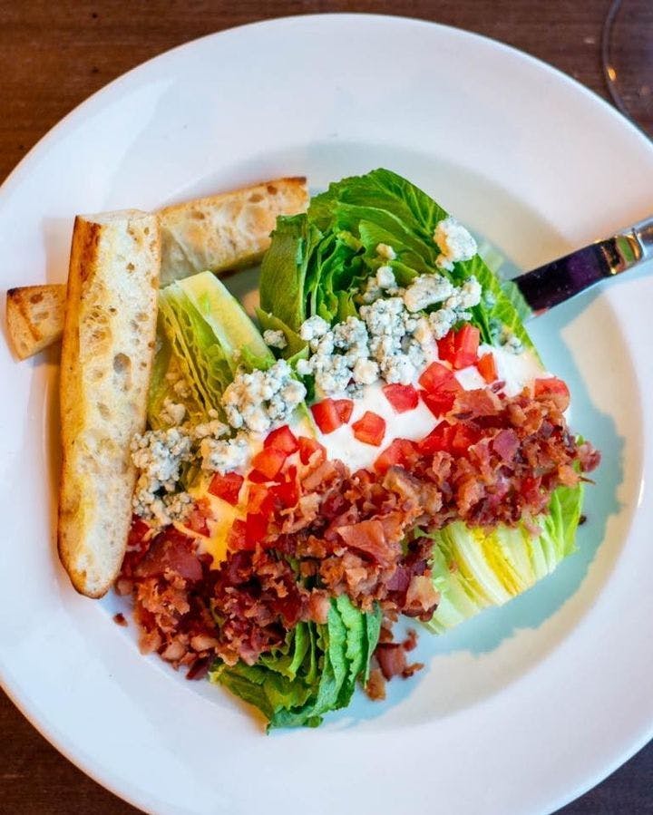 Bacon & Blue Wedge Salad from The Bottle Room in Green Bay, WI