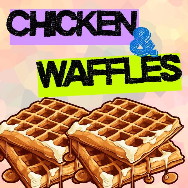 Chicken & Waffles from Bailey Seafood in Buffalo, NY