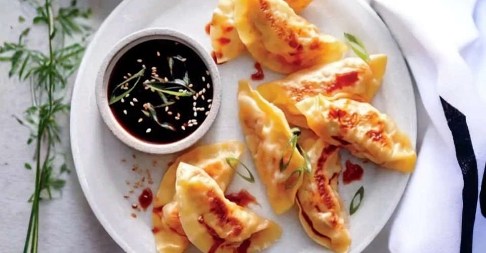 Pork & Vegetable Potstickers from Baker St Cafe in McMinnville, OR