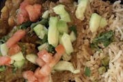 Lamb Bowl with Rice from Kabab and Grill in Racine, WI