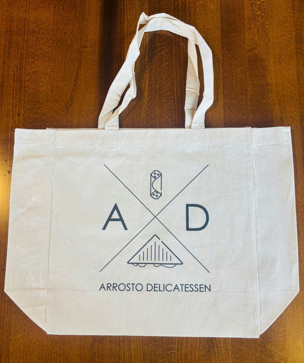 Arrosto Tote Bag from Arrosto Delicatessen in Sheboygan, WI