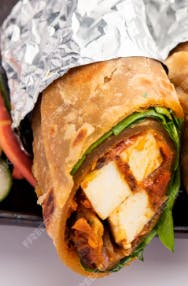 Paneer Kathi Roll from Cafe India - Walker's Point in Milwaukee, WI