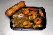 C24. Szechuan Shrimp Special Combination from Asian Flaming Wok in Madison, WI