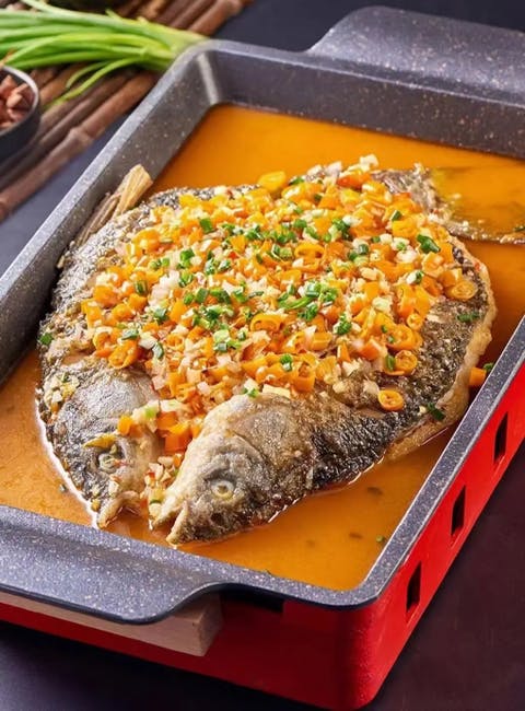 Spicy & Sour Whole Fish ?????? from DJ Kitchen in Philadelphia, PA