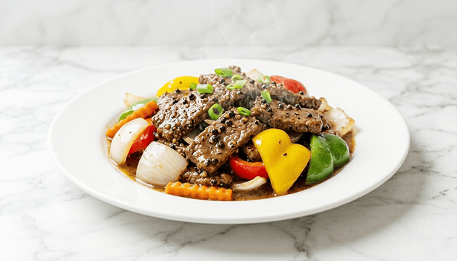 Sizzling Beef Peppercorn Steak from Autumn Court Chinese Restaurant in Phoenix, AZ