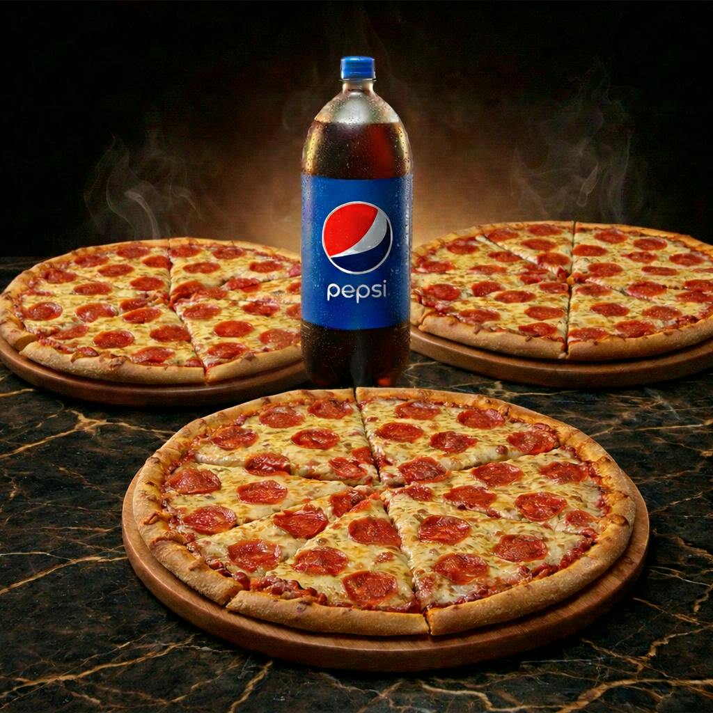 Super Bowl Special  #3 (Three Large Pizzas, 2-Liter Soda) from Legends Pizza - Wolf Rd in Colonie, NY