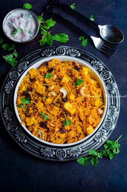 Paneer Biryani from Punjabi Tandoor - San Diego (Morehouse Dr) in San Diego, CA