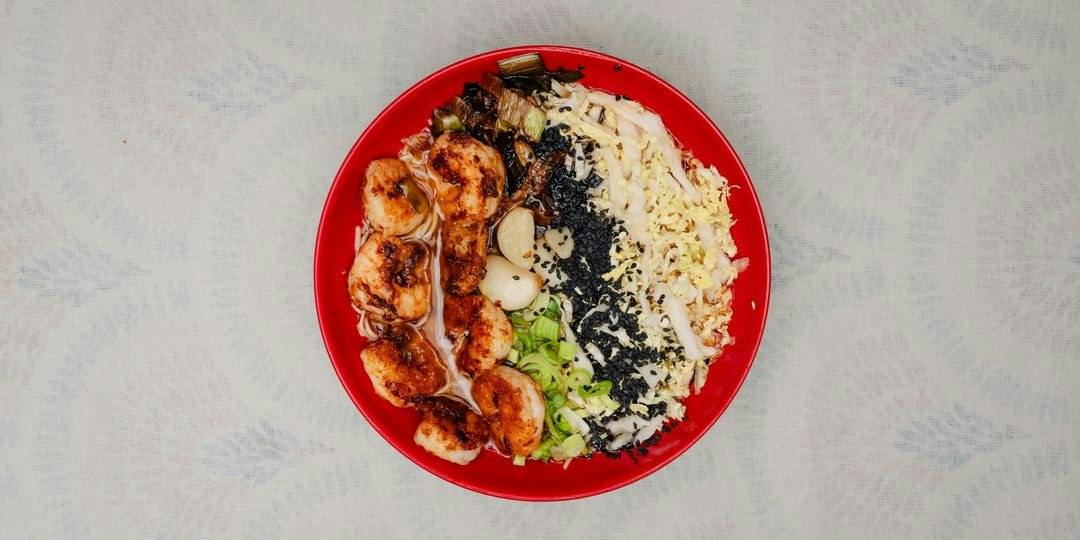 Garlic Shrimp Ramen from Ramen Bowls in Lawrence, KS