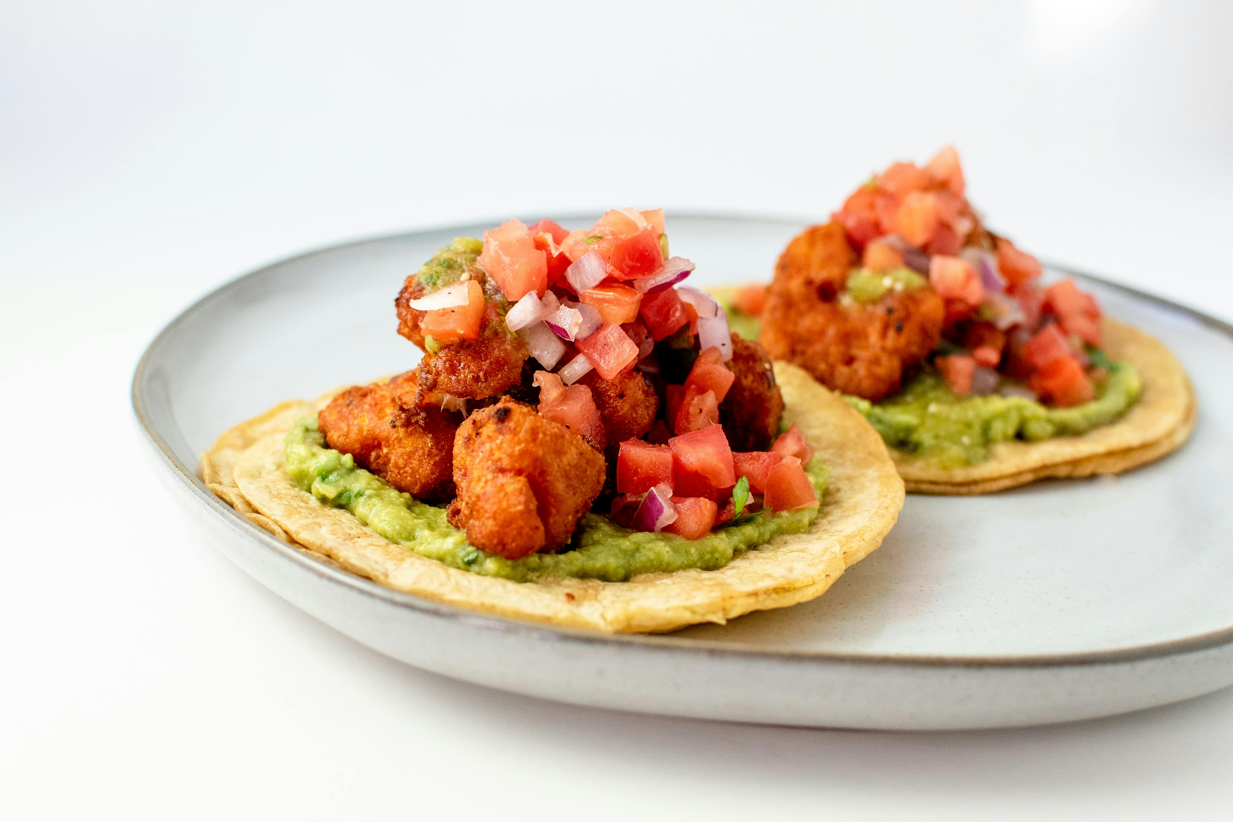 Beer Battered Cauliflower Tacos from Taco Royale - N Main St in Oshkosh, WI