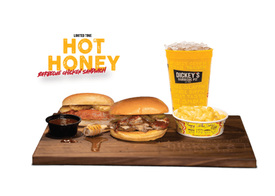 Hot Honey Barbecue Chicken Sandwich Combo from Dickey's Barbecue Pit - Kings Fort Pkwy in Kaufman, TX