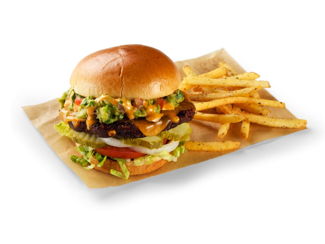 Southwestern Black Bean Burger from Buffalo Wild Wings - Fitchburg (412) in Fitchburg, WI