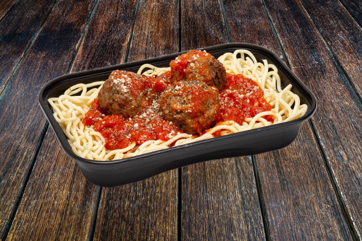 Spaghetti with Meatballs from Rocky Rococo - Fox River Mall in Appleton, WI