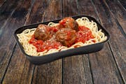 Spaghetti with Meatballs from Rocky Rococo - Monona Drive in Madison, WI