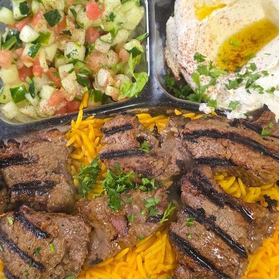 Beef Kabab Platter from Gyro Grill - Kenosha in Kenosha, WI