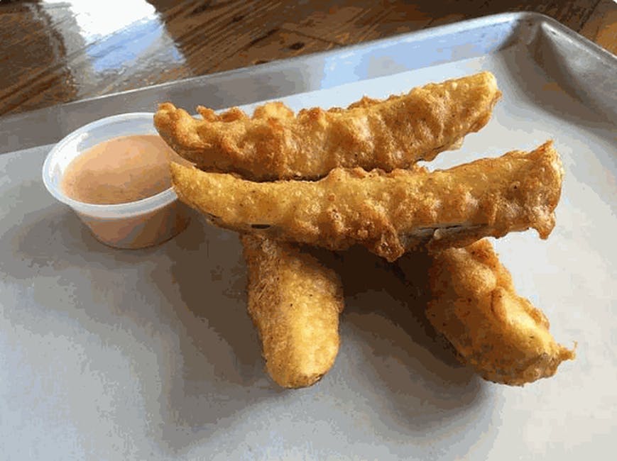 Sm-5-Fried Pickles from 322 BBQ - S Main St in Mullica Hill, NJ