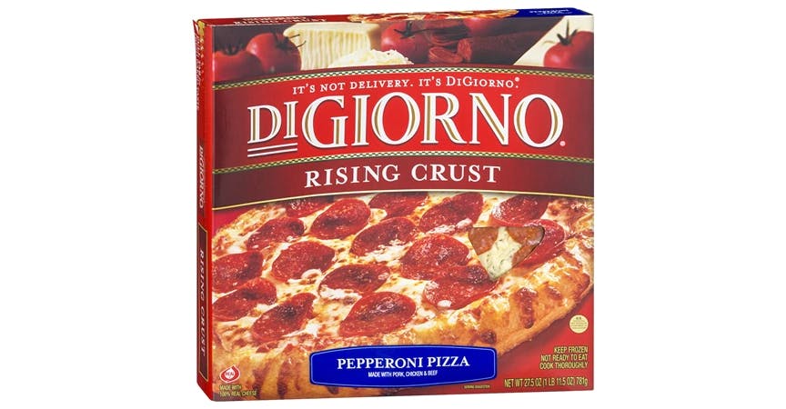 DiGiorno Rising Crust Frozen Pizza Pepperoni (28 oz) from EatStreet Convenience - Bluemont Ave in Manhattan, KS