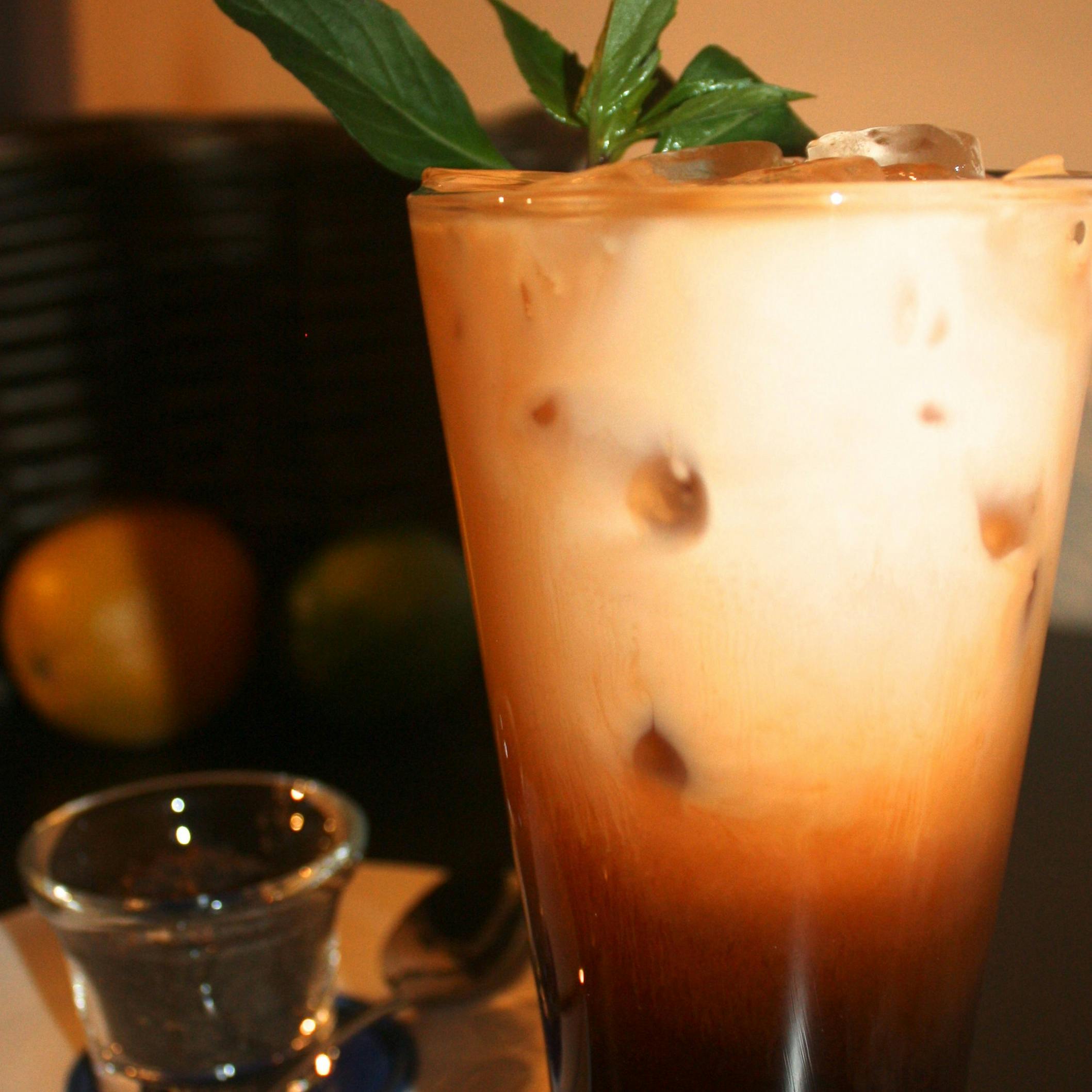 Thai Iced Tea from Sequoia Ramen & Sushi Lounge in Madison, WI