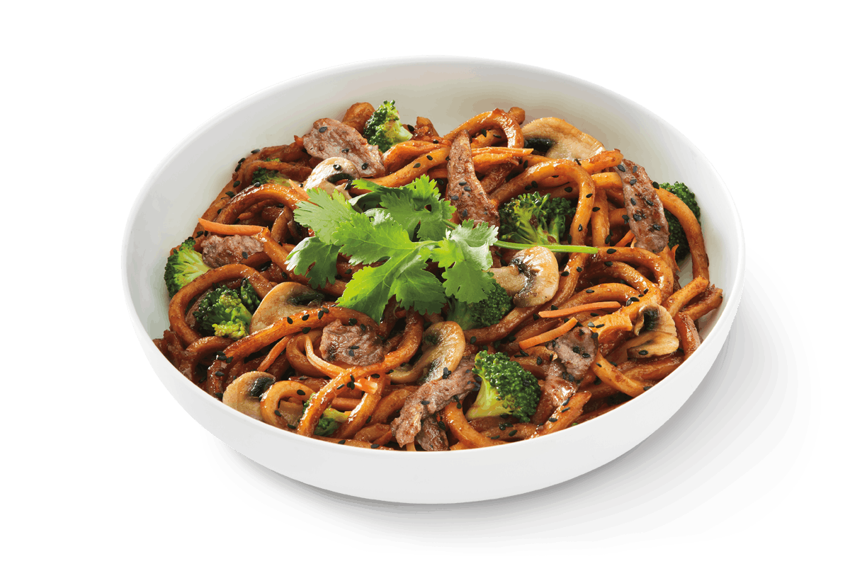 Japanese Pan Noodles with Marinated Steak from Noodles & Company - Janesville in Janesville, WI