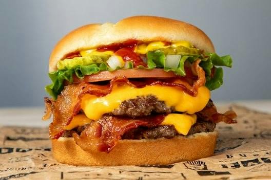 Double Bacon Burger from Wayback Burgers - Riverside Dr. in Irving, TX