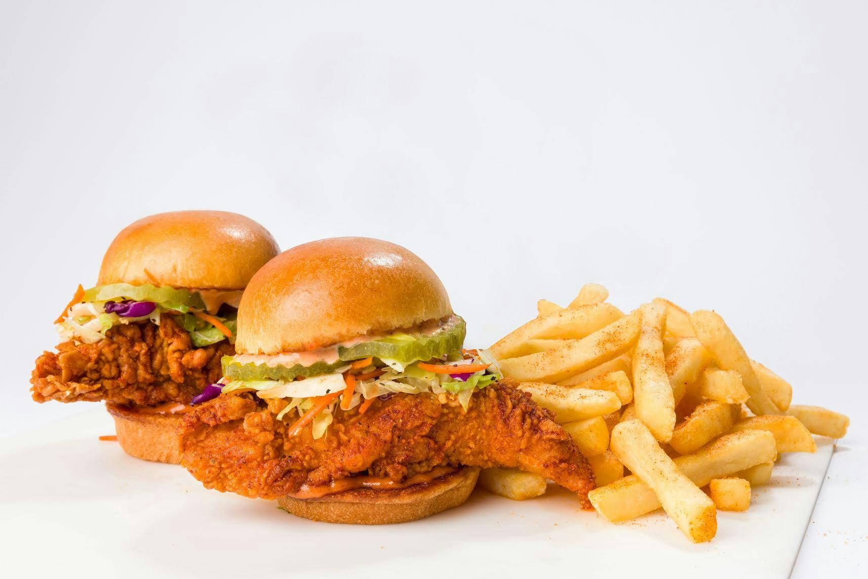 2 Chicken Sliders & Fries from Crimson Coward - Preston Rd in Frisco, TX