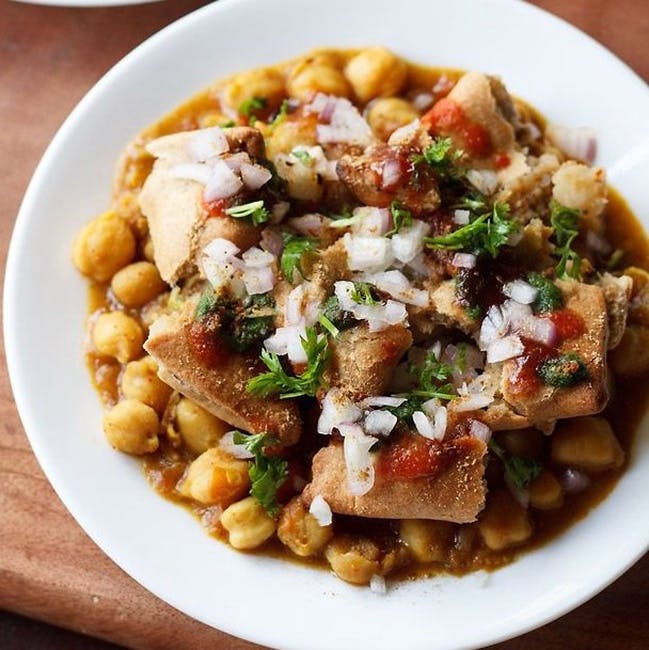 Samosa Chaat from Halal Bites in Johnson City, NY