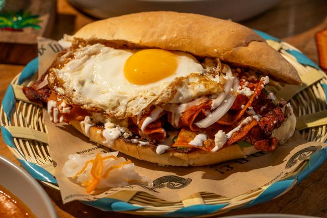 Torta de Chilaquiles from Madre - Palms in Los Angeles, CA