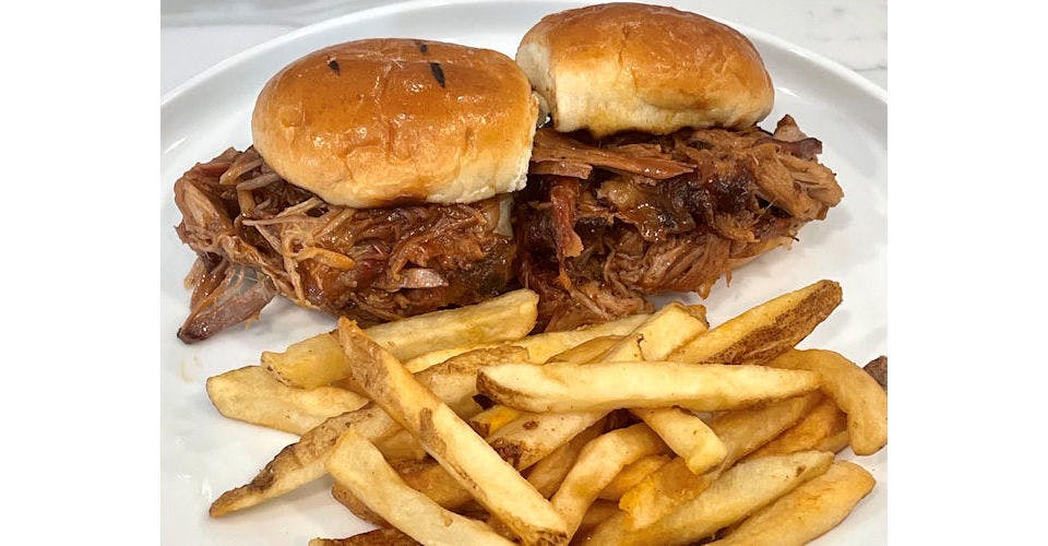 Kid'Ohs Pulled Pork Sliders (2) from Smokeheads by Rick Tramonto - Milton Ave in Janesville, WI