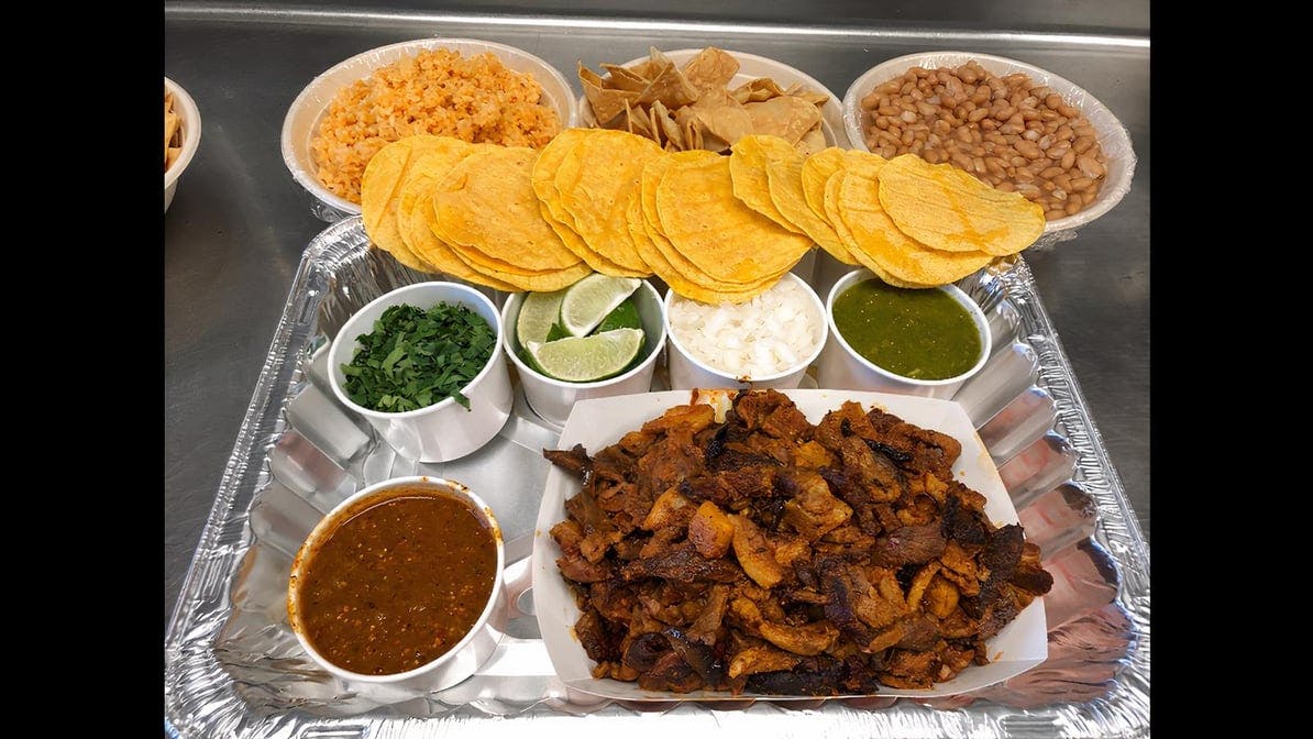 Al Pastor Taco Bar from Tacos La Calle - Beach Blvd in Buena Park, CA