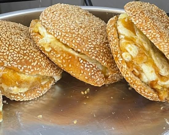 KUNAFA CHEESE IN A BUN from Thyme in canton, MA